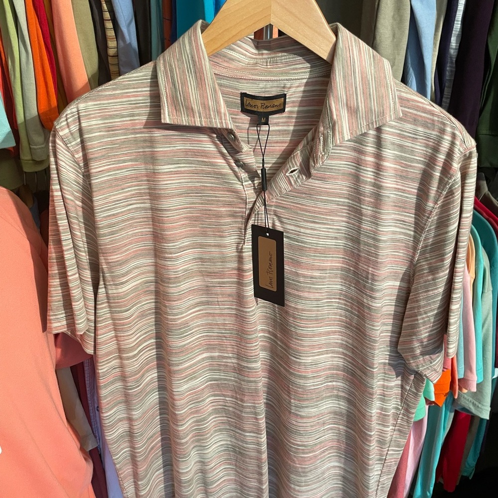(New) Men’s Designer Polo / Med / Lenor Romano
